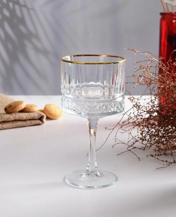 4er Set Pasabahace Elysia Gold Touch Gläser, Cocktails, 500 ml